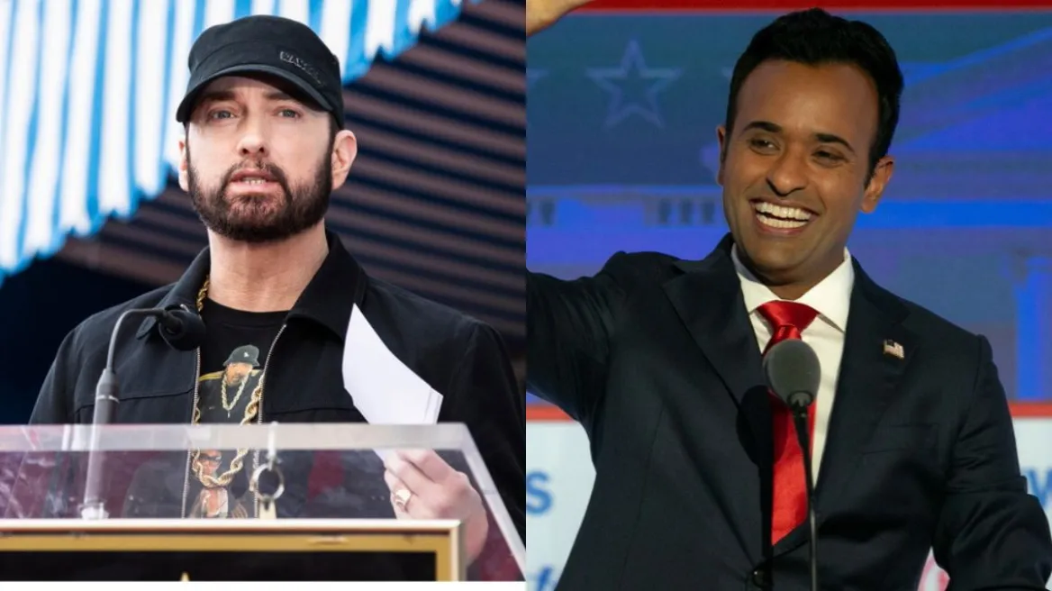 Eminem ndalon Vivek Ramaswamy të performojë sërish këngët e tij në fushatën zgjedhore