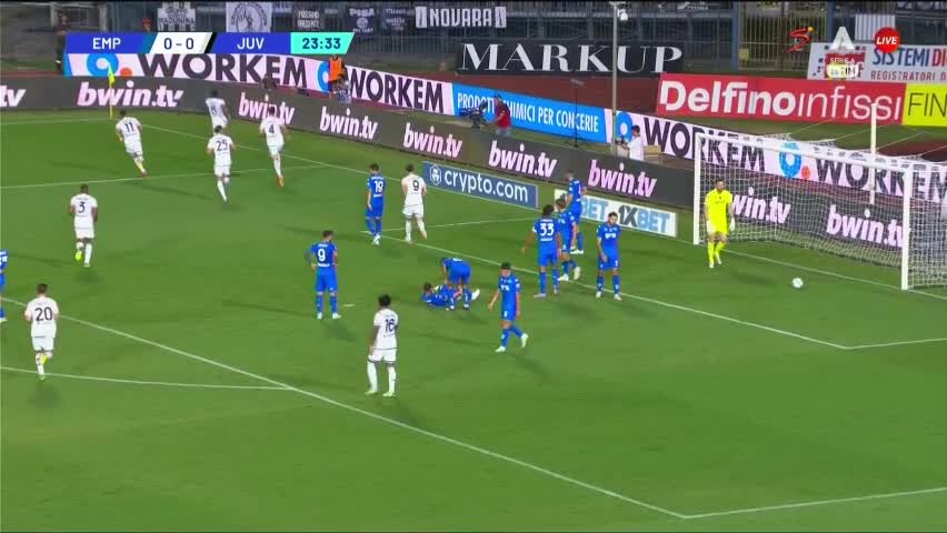 VIDEO/ Rrëmujë në zonën e Empoli, Juventus gjen avantazhin në transfertë