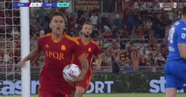 VIDEO/ Roma e nis me vrull, Dybala shënon të parin me 11-metërsh