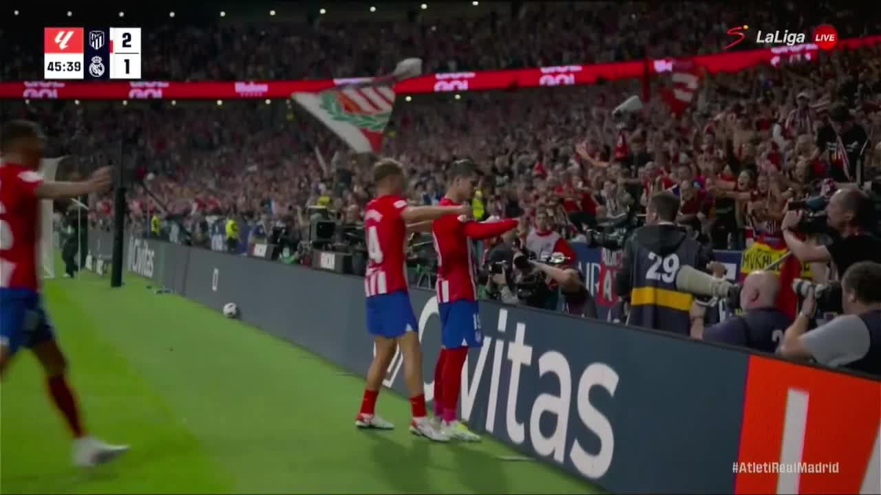 VIDEO/ Nis furishëm pjesa e dytë, Atletico Madrid shënon të tretin në derbi