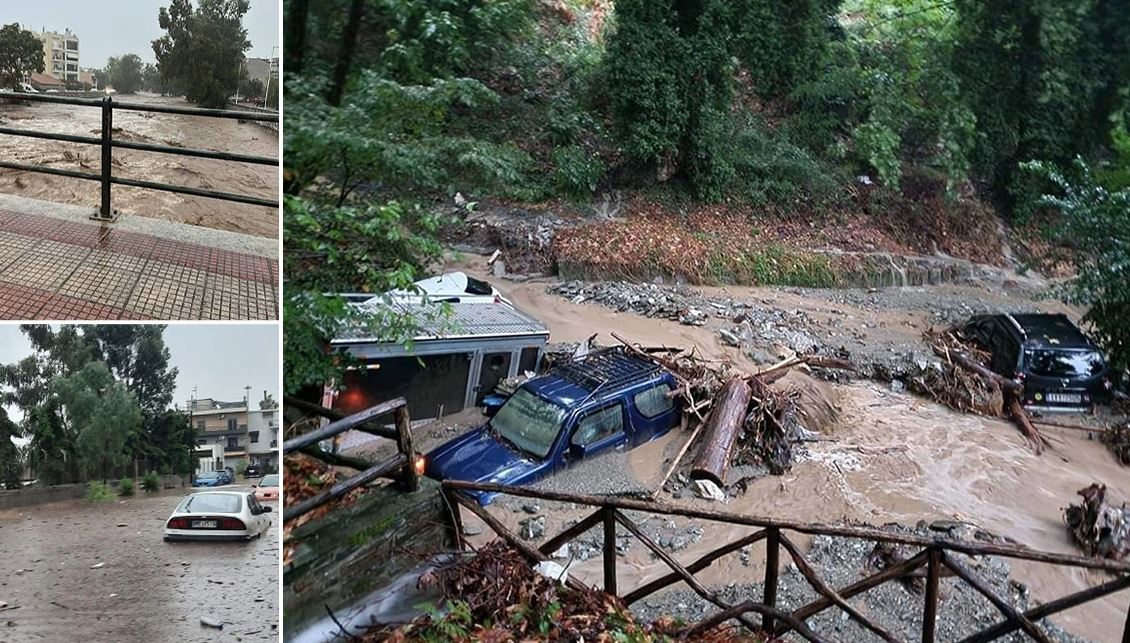 Përmbytje në Greqi/ Fermeri po shkonte te kafshët e tij: Humb jetën pasi e merr rrjedha e ujit