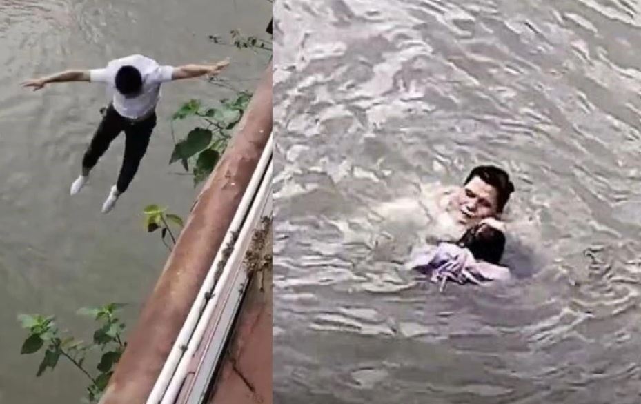 VIDEO/Ra nga ura rrugës për në shkollë, burri hidhet në lumë për të shpëtuar 7 vjeçaren në Kinë