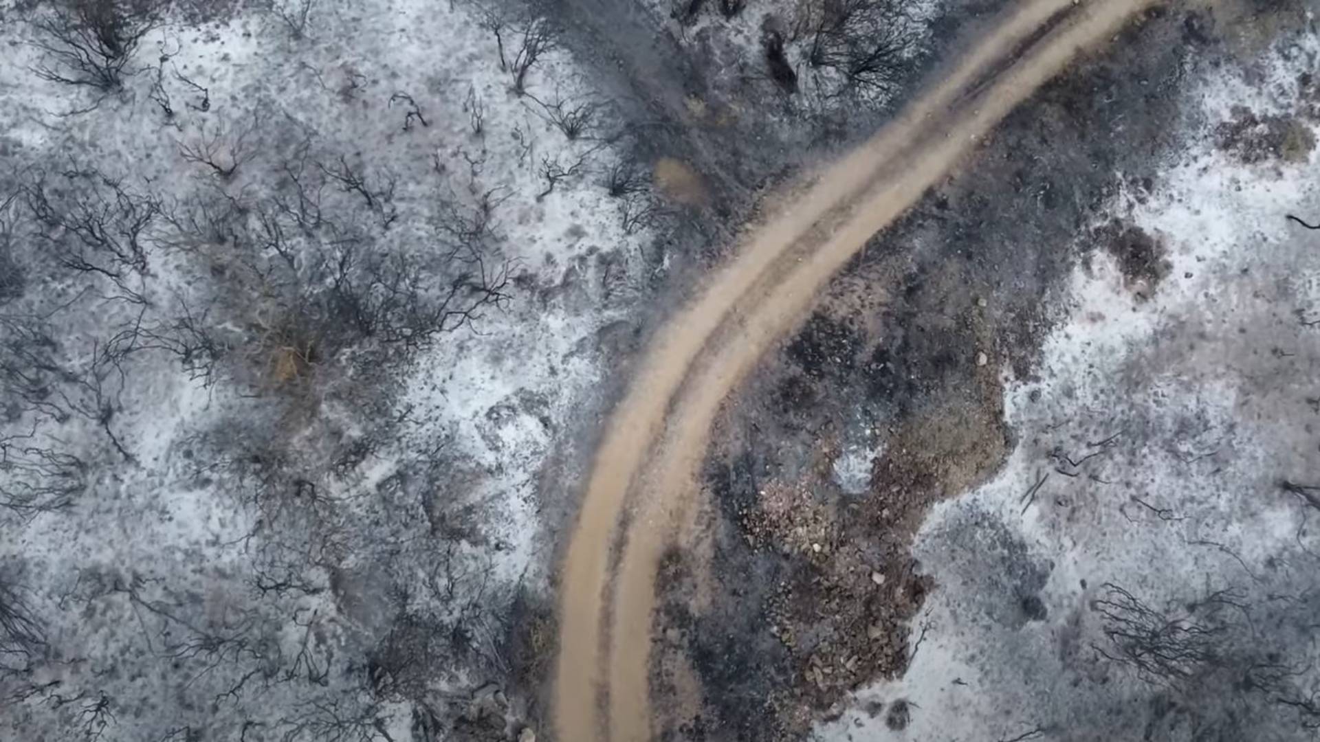 Shkatërrimi i Evros nga zjarret përmes pamjeve me dron