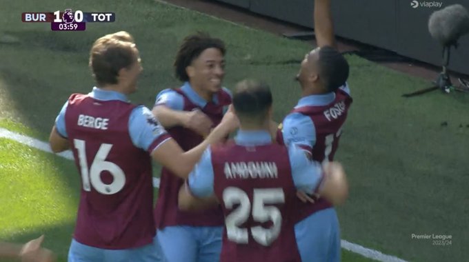 VIDEO/ Tottenham “shtanget” në minutat e para të lojës, Burnley kalon në avantazh