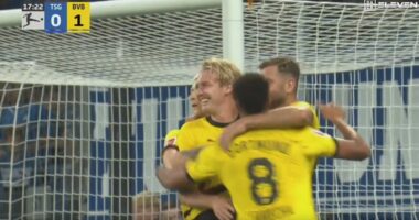 VIDEO/ Gafë në mbrojtje, “verdhezinjtë” gjejnë avantazhin përballë Hoffenheim