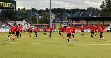 Shqipëria e vajzave përfundon stërvitje fundit përpara Irlandës së Veriut