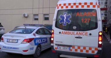 Përplasen dy kamionë në fshatin Bradashesh në Elbasan, lëndohet shoferi nga Kosova