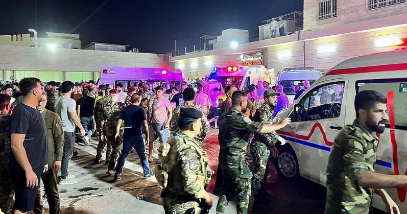 Dasma kthehet në tragjedi në Irak, mbi 100 të vdekur dhe 150 të plagosur nga zjarri që shpërtheu në lokal
