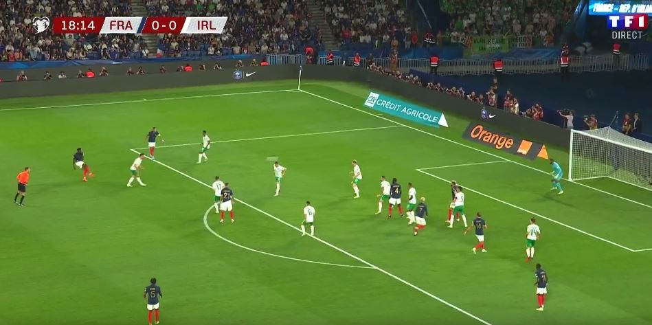 VIDEO/ Franca në avantazh ndaj Irlandës, Tchouameni shënon një gol të jashtëzakonshëm