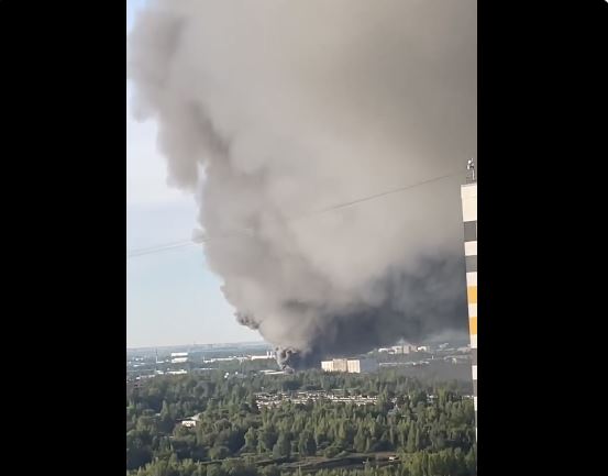 Zjarri i madh në Shën Petersburg