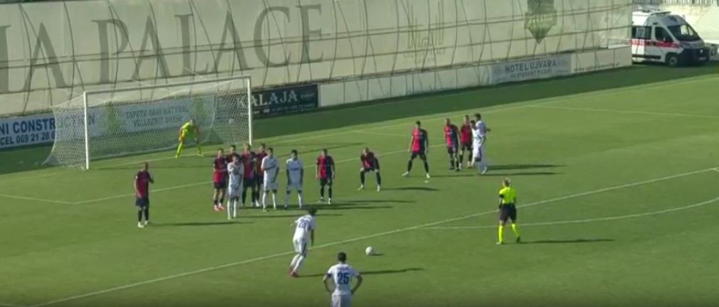 VIDEO/ Erzeni i përgjigjet shkodranëve me një super gol, barazohen shifrat