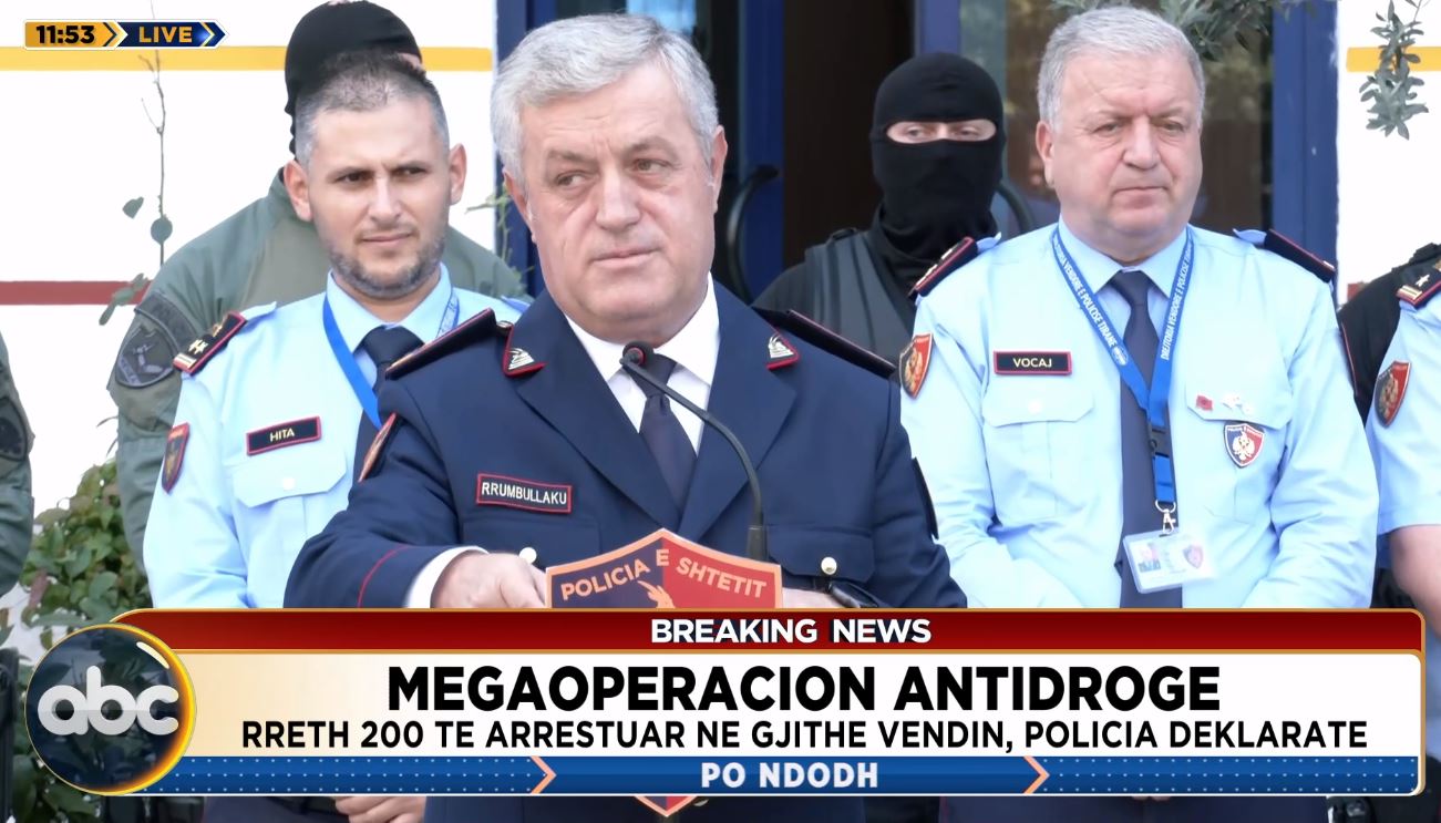 Megaoperacioni kombëtar antidrogë/ Policia: Në 8 muaj, sekuestrohen 800 kg kanabis. Mbi 1500 të arrestuar dhe proceduar