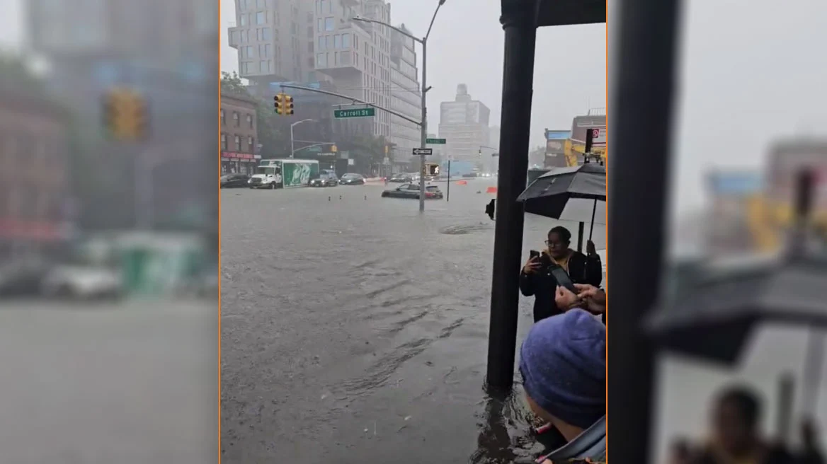 Gjendje e jashtëzakonshme në Nju Jork, stuhitë i kthejnë rrugët në lumenj