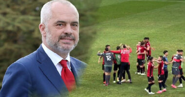 VIDEO/ Kryeministri Rama krenar për kombëtaren, poston momentin e festës së madhe