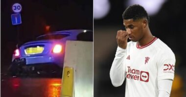 VIDEO/ Rashford përplas Rolls Royce, anglezi pëson aksident automobilistik