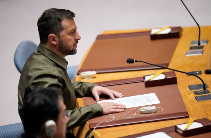 Zelensky i bën thirrje Këshillit të Sigurimit të OKB-së që të heqë të drejtën e vetos së Rusisë