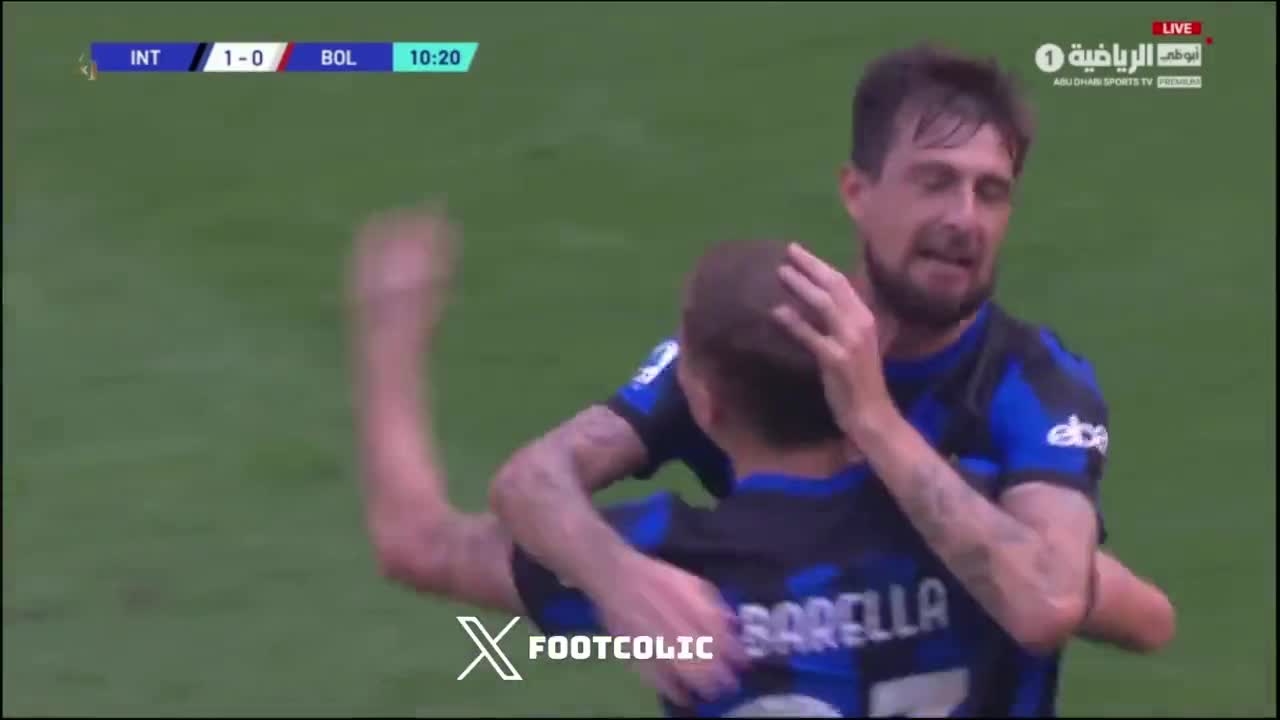 VIDEO/ Acerbi dhe një “eurogol” i Lautaro, Inter shënon 2 herë në 2 minuta ndaj Bologna-s