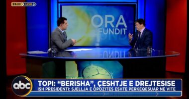 “Shqipëria ka vuajtur mungesën e ndarjes së pushteteve”, Bamir Topi: “Berisha”, çështje e drejtësisë