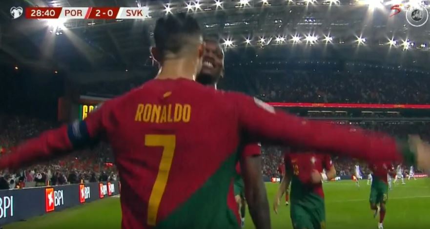 VIDEO/ Portugezët dyfishojnë shifrat, Cristiano Ronaldo shënon nga pika e bardhë