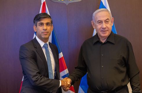 Pas takimit me presidentin izraelit, Sunak takohet me Netanyahu