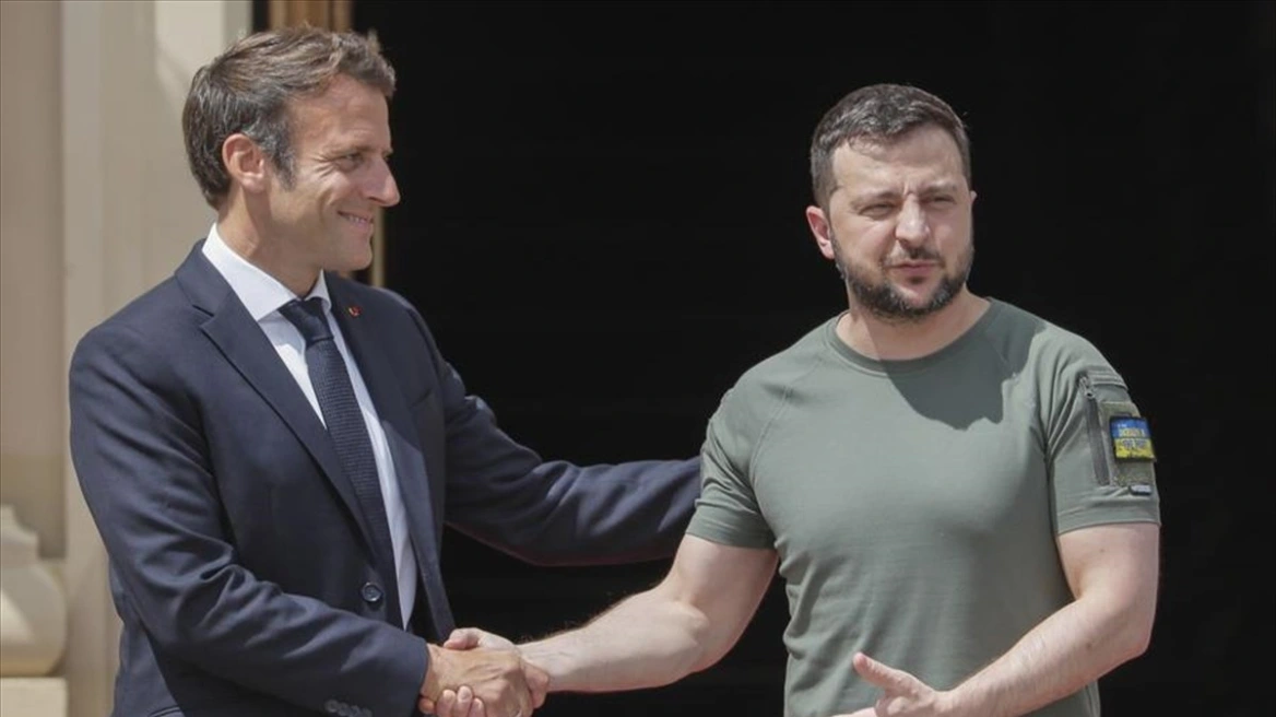 Lufta në Ukrainë/ Macron siguron Zelenskyn për mbështetje pavarësisht situatës në Izrael