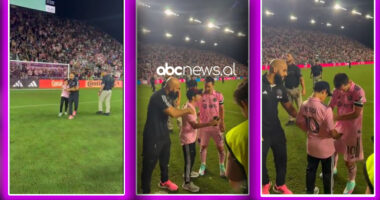 VIDEO/ Messi “shënon” në përfundim të sfidës, argjentinasi bën gjestin fantastik me tifozin