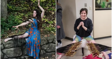 Gruaja thyen rekordin Guinnes,balancon 30 shpata në trupin e saj në vetëm një minutë