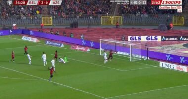 VIDEO/ S&euml;rish ai, Lukaku kat&euml;rfishon shifrat p&euml;r &ldquo;Djajt&euml;&rdquo; e Belgjik&euml;s