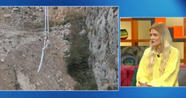 Rekord/ Shqiptarja “fluturon” nga 125 metra lartësi, akrobaci mbi urën më të lartë të Ballkanit