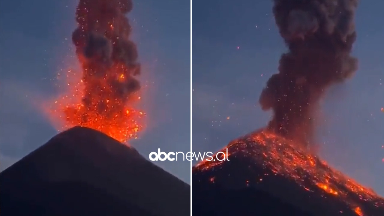 FOTO/ Shpërthimi i vullkanit “Etna”, shihni pamjet spektakolare