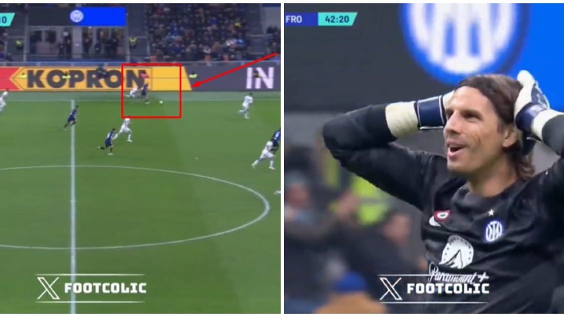 VIDEO/ Dimarco shënoi gol “të çmendur” nga mesfusha, portieri Sommer vendos duart në kokë