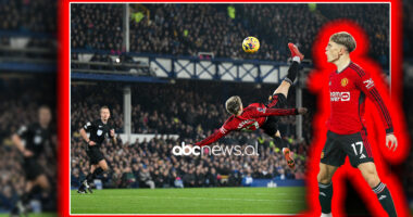VIDEO/ Goli më i mirë i sezonit në Premier League, Garnacho fiton çmimin me “perlën” e tij