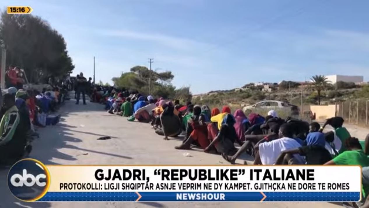 Gjadri, “Republikë” italiane/ Protokolli: Ligji shqiptar asnjë veprim në dy kampet. Gjithçka në dorë të Romës