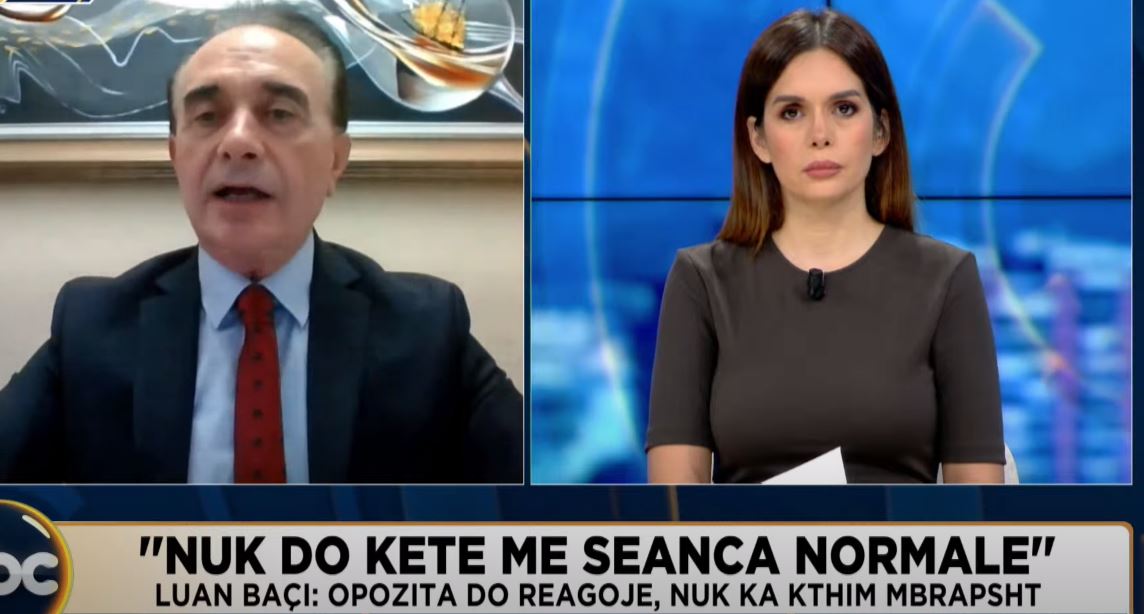 “Nuk do të ketë më seanca normale”, Luan Baçi: Opozita do reagojë, nuk ka kthim mbrapsht