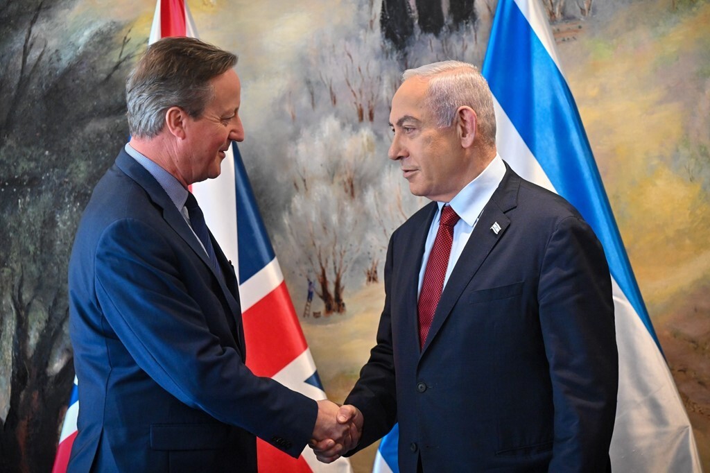 David Cameron takohet me kryeministrin e Izraelit