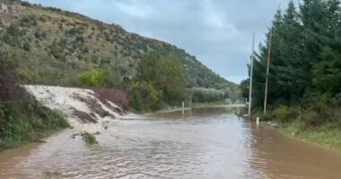 Moti i keq në vend, probleme në rrugën Lezhë-Milot, vështirësohet qarkullimi i automjeteve