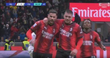 VIDEO/ Milan zhbllokon sfid&euml;n, Theo Hernandez nd&euml;shkon Fiorentin&euml;n