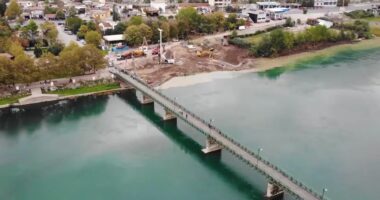 VIDEO/ Transformim i hyrjes së Shkodrës, Rama ndan pamje nga kantieri pranë Urës së Bunës