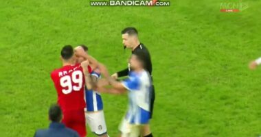 VIDEO/ “Air Albania”, si “arenë gladiatorësh”, Doka e Rrapaj “përplasen” në fushën e blertë