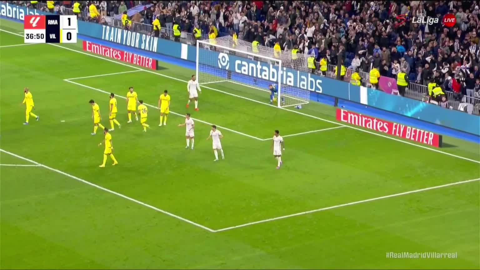 VIDEO/ Rrëmujë në zonën e Villarreal, Real Madrid feston pas konfirmit të golit në VAR