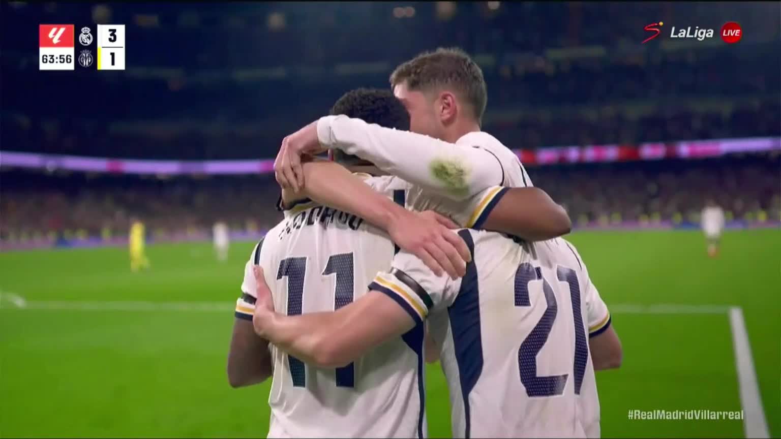 VIDEO/ Thellohen shpejt shifrat, Real Madrid gjen të tretin përballë Villarreal