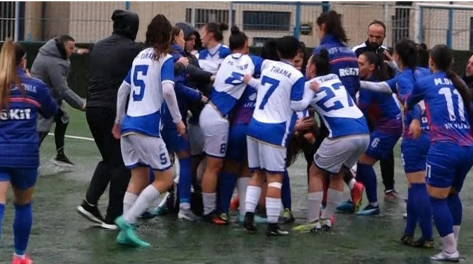 Dhuna në klasiken e femrave Tirana-Vllaznia, Komisioni i Disiplinës dënon dy klubet