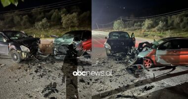 VIDEO/ Aksident i dyfishtë në aksin Levan-Tepelenë, 7 të plagosur, mes tyre edhe të mitur