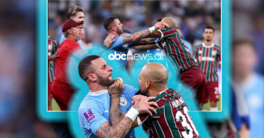 VIDEO/ Në përfundim të finales, Felipe Melo përplaset ashpër fizikisht me Kyle Walker