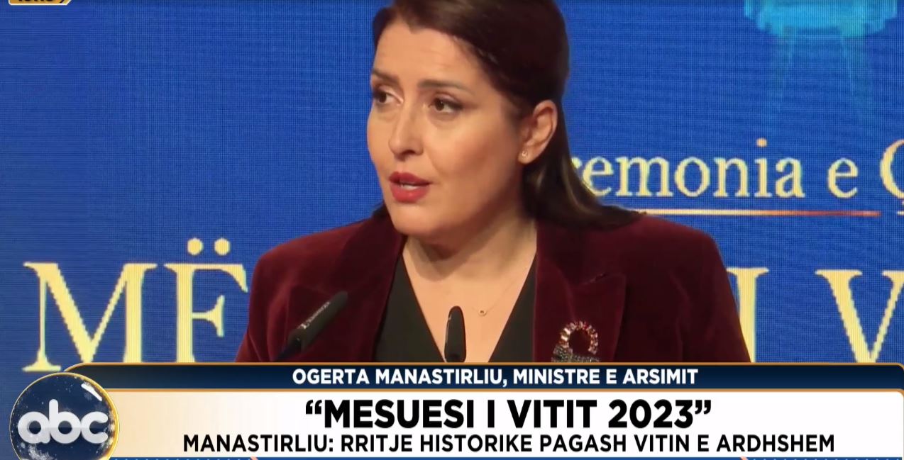 “Mësuesi i viti 2023″/ Manastirliu: Rritje historike pagash vitin e ardhshëm