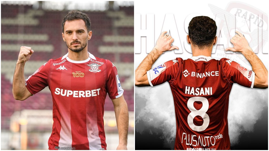 Zyrtare/ Florent Hasani prezantohet te Rapid Bukuresht