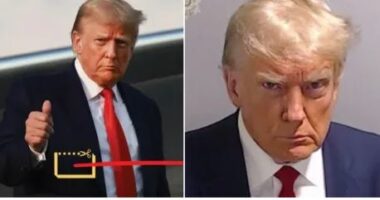 Trump nxjerr në shitje një pjesë të kostumit që kishte veshur gjatë arrestimit në Georgia