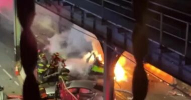 Aksident tragjik në New York/ Lamborghini përfshihet nga flakët, një i vdekur