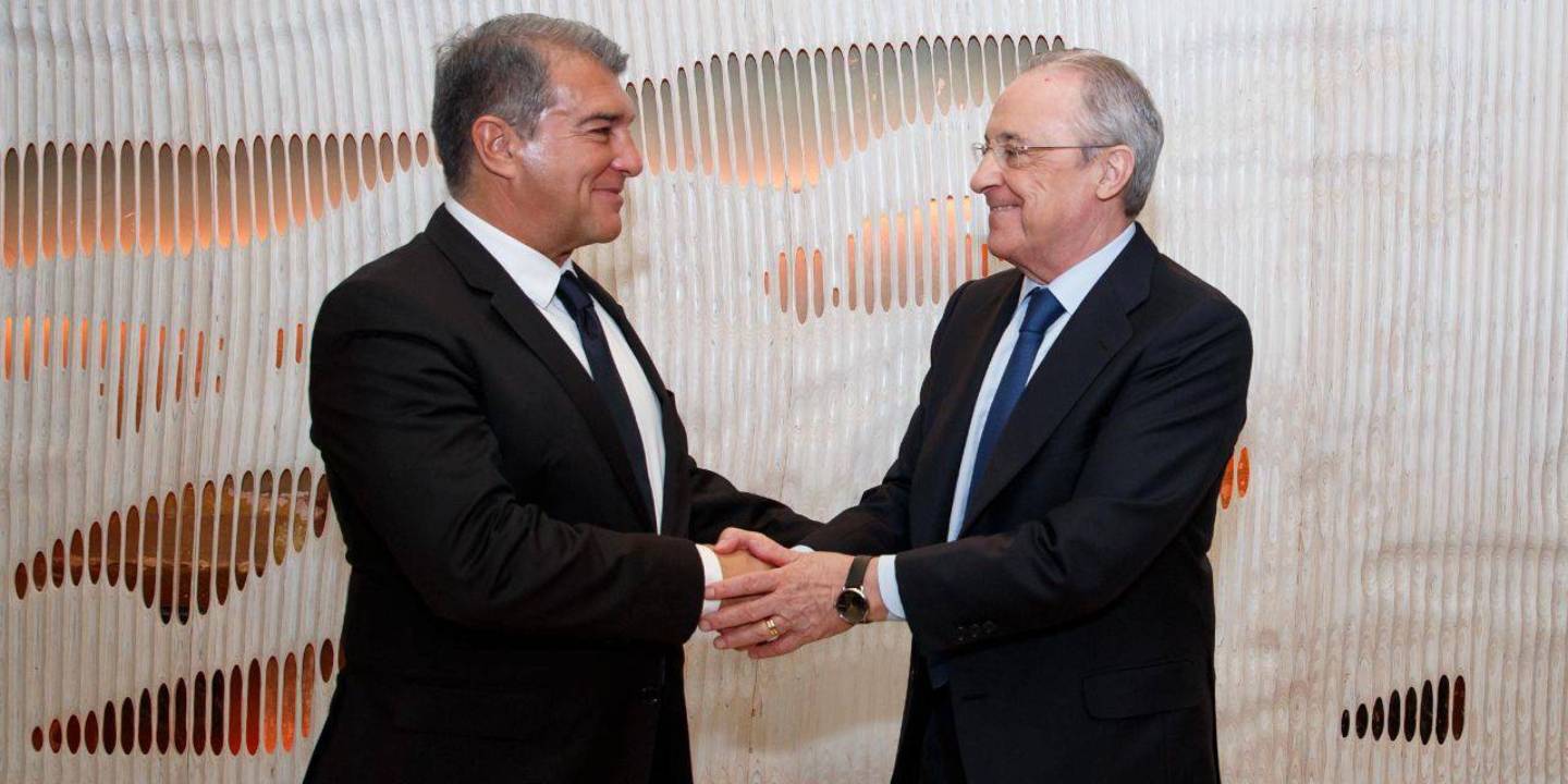 Perez e Laporta i “futen me kokë” punës, Presidentët e “gjigantëve” spanjollë kërkojnë krijimin e Superligës