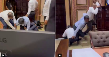 VIDEO/ Sherr mes deputetëve në parlamentin e Maldives, shkak votimi i ministrave të rinj të qeverisë